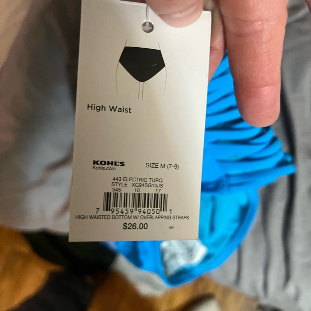 SO Floral and Abstract Bikini Set with Blue Bottom - Picture 5 of 8